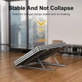 thumbnail image 3 of Support Portable pour Ordinateur Portable en Aluminium Support pour Ordinateur Macbook Air Pro Accessoires Base Pliable pour Pc, 3 of 7