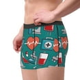 thumbnail image 2 of Lukts Medical Elements Pattern Men's Underwear Covered Waistband Boxer Briefs-XX-Large, 2 of 5