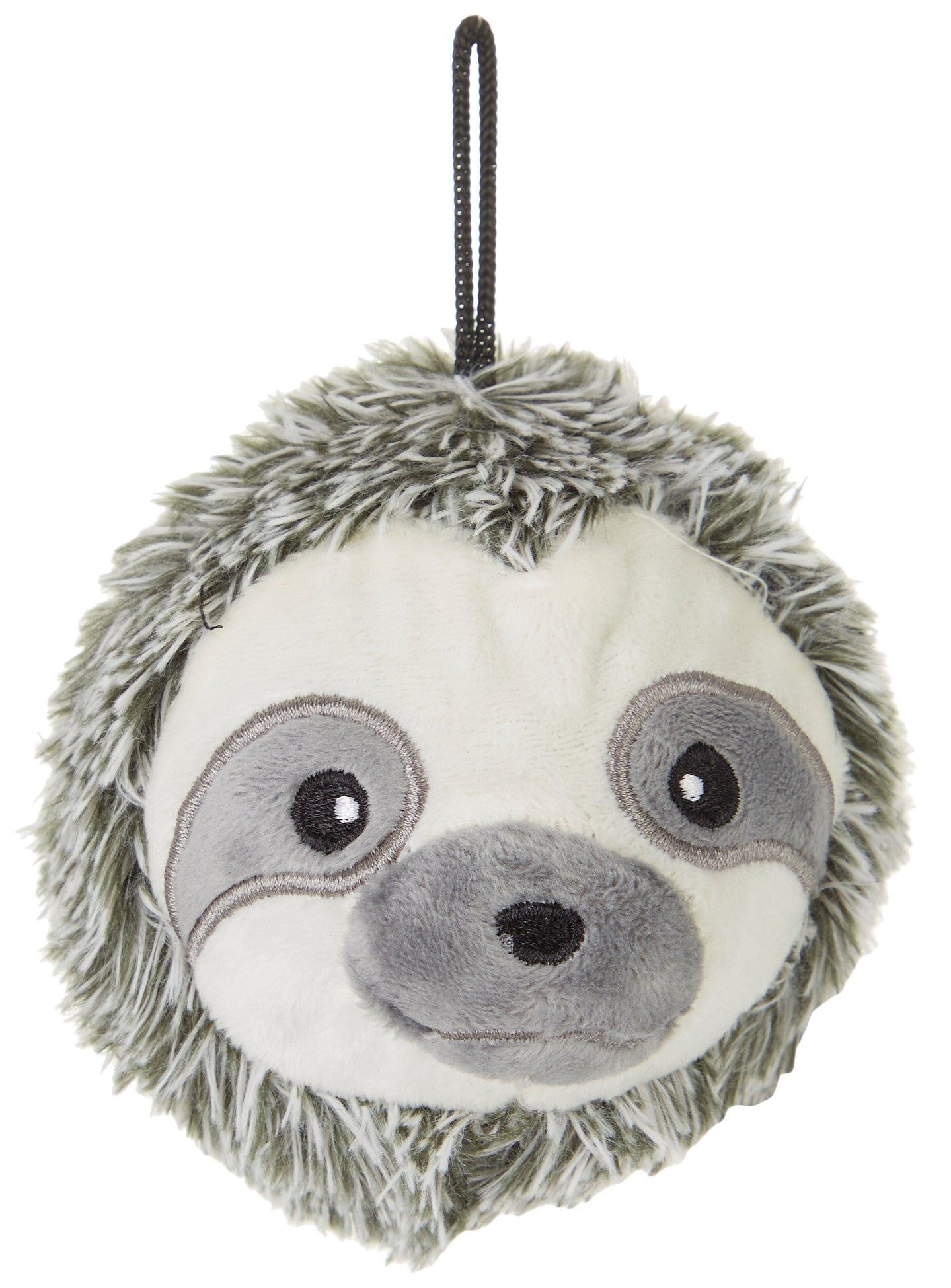 Petlou 4'' Sloth Ball Dog Toy One Size Grey