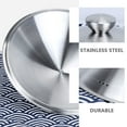 thumbnail image 3 of Eease Stainless Steel Pot Lid, Universal Pans Lid Cover, 33.5CM, 3 of 6