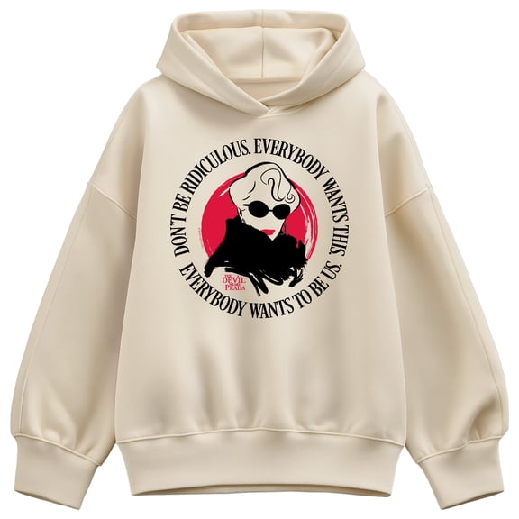 The Devil Wears Prada - Everybody Wants To Be Us - Women's Oversized Fleece Hoodie Sweatshirt