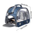 thumbnail image 3 of Bird Carrier Bag Backpack for Parrot WithStrap Portable Small Animal Carrier Outside Travel Cage B, 3 of 5