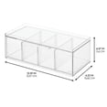 thumbnail image 5 of iDesign RPET Crisp Tea Storage Organizer, Set of 4, 5 of 5