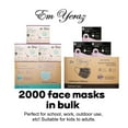thumbnail image 5 of Em Yeraz 2000 Face Masks, Adjustable With Earloop 100 Count, 20 Pack, 5 of 5