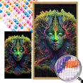 thumbnail image 1 of 5D DIY Taladro Parcial AB Diamante Pintura Niña Kit 45x75cm, 1 of 9