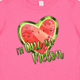 thumbnail image 4 of Inktastic I'm One in a Melon Watermelon Heart Boys or Girls Baby T-Shirt, 4 of 5