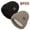 D-Black and Khaki, variant on 2 Pack Womens Hats Thick Fleece Winter Beanie Hats for Women Mixed Black and Beige