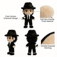 thumbnail image 3 of Michael Plush Doll, Cute Pop Star Inspired Plush Doll - Soft Stuffed Collectible Figure, Unique Gift for Music Fans 9.84", 3 of 5