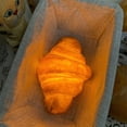 thumbnail image 2 of Luz nocturna de croissant, alimentado por batería, bandeja de pan, luces LED para decoración del hogar, panadería, escaparate Ormromra LKX-1199, 2 of 4
