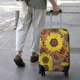 thumbnail image 3 of Colorful Sunflower Pattern Luggage Cover Fashion Suitcase Cover Baggage Covers Fit 25-28 Inch Luggage (Go Travel), 3 of 5