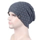 thumbnail image 2 of 1 gorro para hombre, cálido, de invierno, tejido holgado, grueso, con forma de calavera, 2 of 8