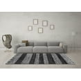 thumbnail image 3 of Ahgly Company Indoor Rectangle Abstract Gray Modern Area Rugs, 2' x 4', 3 of 4