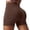 Brown, variant on Avolia Women's Athletic Yoga Shorts High Waist Peach Lifting See-Through Proof Summer Workout Shorts