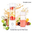 thumbnail image 1 of NiuDu Portable Blender can turn into cup, Rechargeable Mini Blender Fruit Blender Personal Juicer Mixer with 6 Stainless Steel Blades for Home,Office,Sports,Travel, Outdoors,480ML, 1 of 8