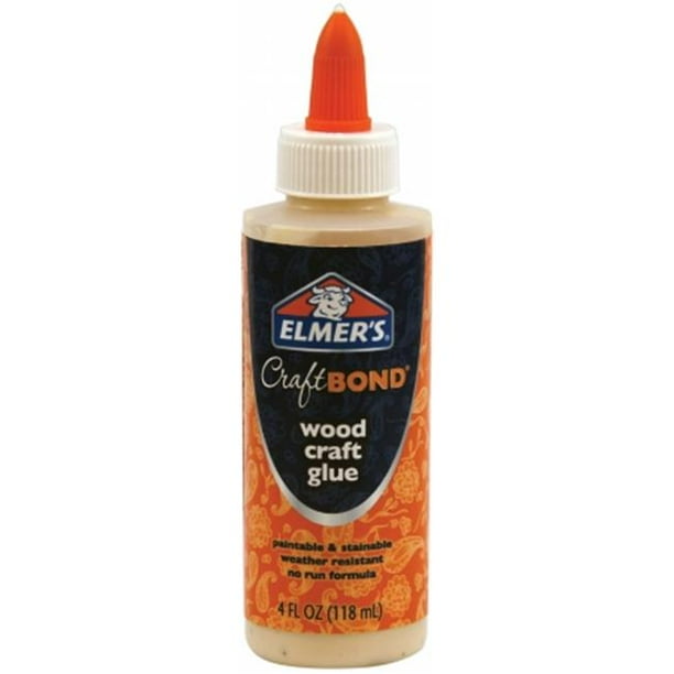 Elmer's Craft Bond Wood Craft Glue, 4 Fl. Oz.