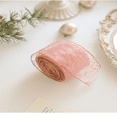 thumbnail image 2 of 2m Christmas Pink Ribbon Gold Xmas Tree Pattern Navidad Padent for DIY Handmade Bow Natale New Year Gift Packing Craft Supplies, 2 of 9
