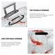thumbnail image 3 of Fotbe Koi Fish Corals,Spring Summer Funda Protectora para Equipaje, Antirrayones y Resistente a la Suciedad, Compatible con Maletas de 18 a 32 Pulgadas-Small, 3 of 7