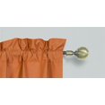 thumbnail image 3 of 1 Ensemble Rideau de Fenêtre Texture Lisse en Microfibre Doublé Poche pour Tringle Occultant 63 Pouces R64 (Orange), 3 of 3