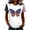 White, variant on Womens Tops T-Shirts Printed Crew Neck Short Sleeve Pullover Casual Trendy Shirts