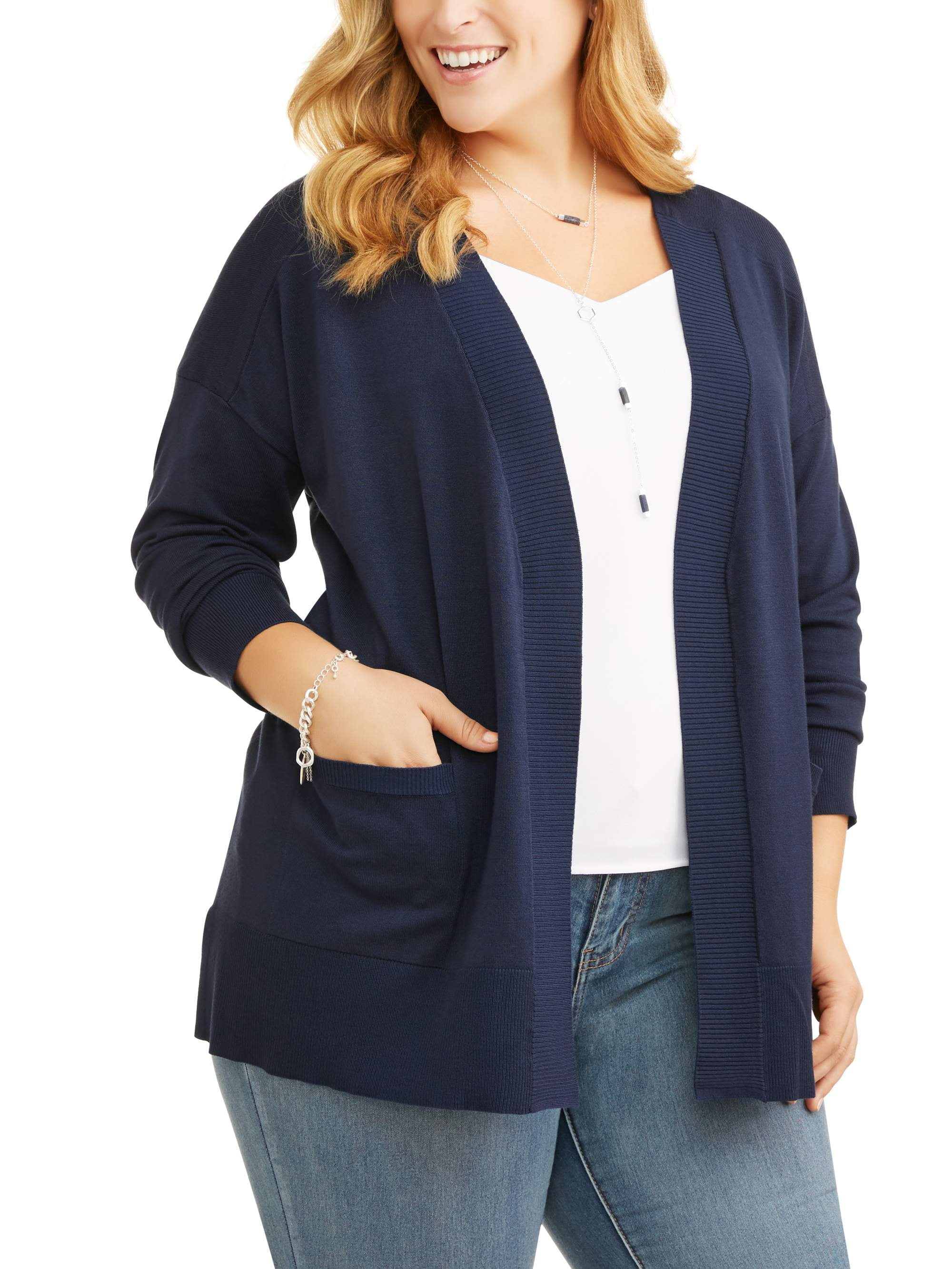 Walmart women's plus size cardigans Clearance