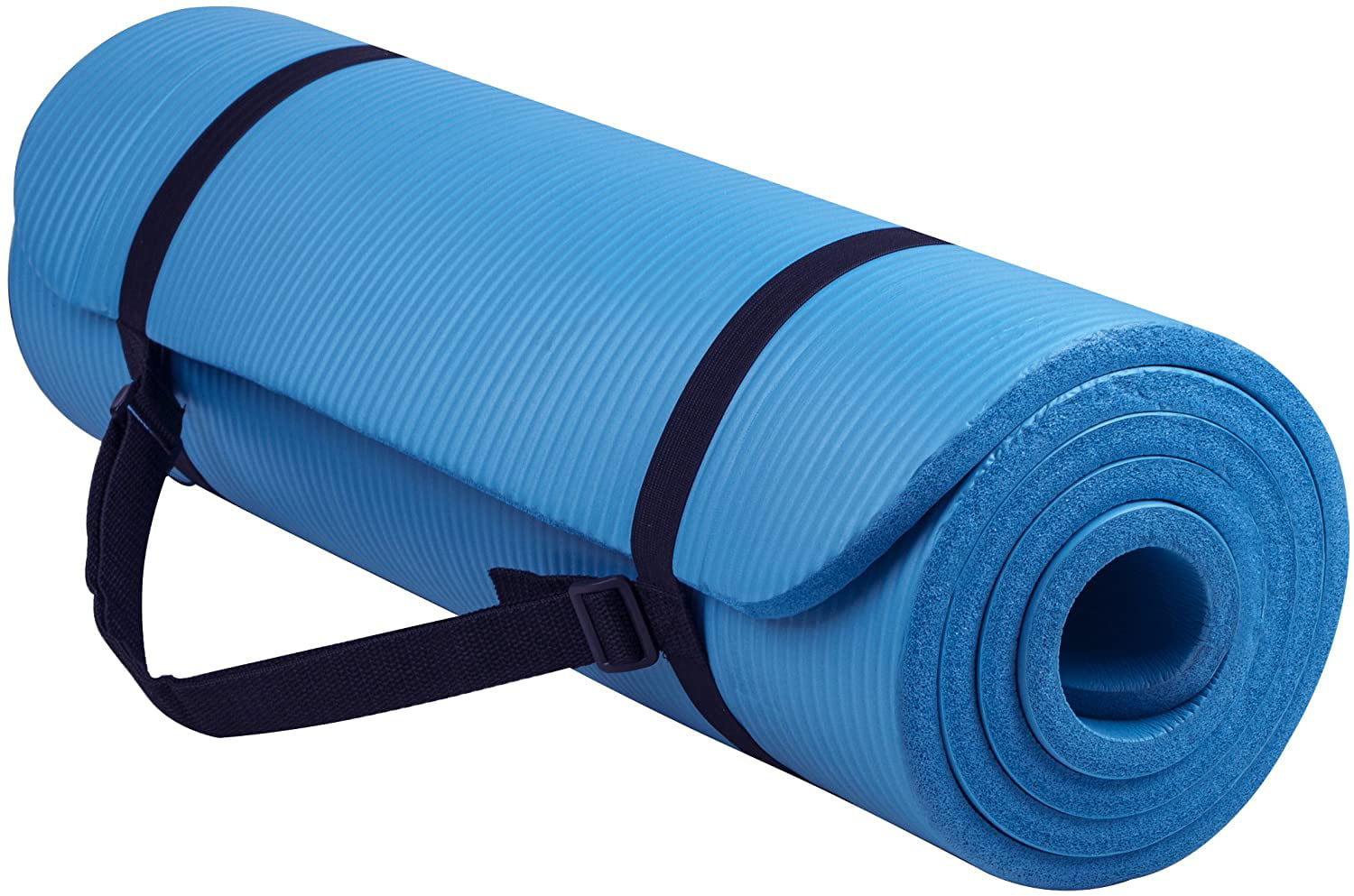 Yoga Mat,Exercise Fitness Mat High Density Non-Slip TPE Workout Mat for Yoga, Pilates & Exercises, Anti - Tear, Sweat - Proof, 1/2 Inch Thick Yoga Mats - Walmart.com