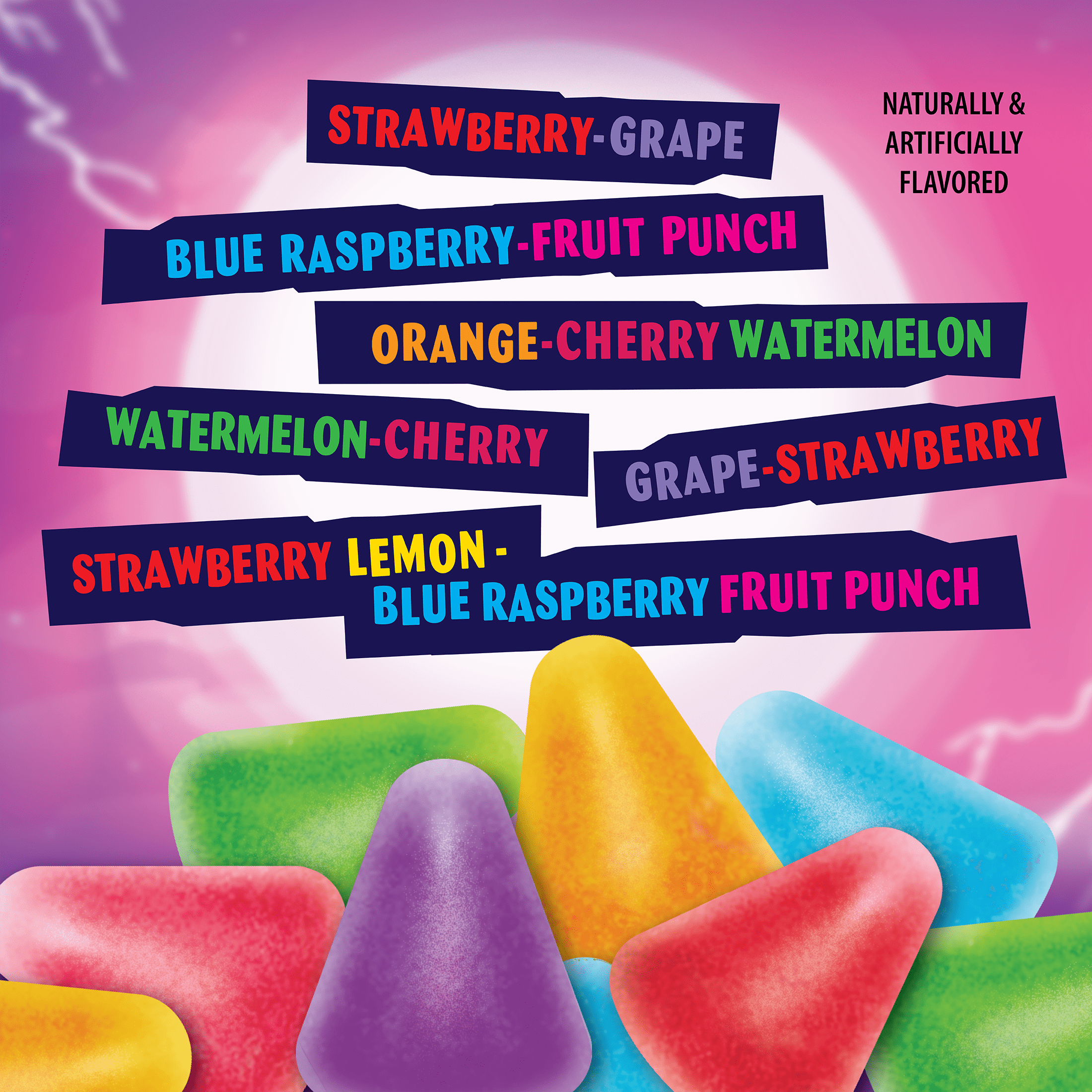Nerds Halloween Candy Corn, Rainbow-Shelled Nerds-Flavored Mellowcreme, 8 Ounces, Laydown Bag