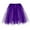 Dark Purple, variant on Womens Tulle Skirts Shiny Sequin Layered Mesh Mini Tutu Skirts Elastic Waist Lightweight Soft Cut Celebration Event Daily Casual Trendy Outfits