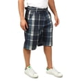 thumbnail image 2 of Bermuda Hombre Cuadros Grandes American Fly Azul Talla 36 American Fly Bermuda Hombre, 2 of 5