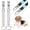 2pcs white, variant on Dog Whistle 2 Packs, Dog Whistle to Stop Barking Neighbors Dog, Adjustable Ultrasonic Silent Dog Whistle, Dog Training Whistles