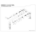 thumbnail image 6 of Kingston Brass KS8021KL Whitaker Two-Handle 3-Hole Wall Mount Roman Tub Faucet in Polished Chrome, 6 of 7
