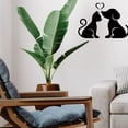 thumbnail image 2 of Bearachild Adhesivo de pared con patrón de amor negro, decoraciones duraderas de fácil instalación, adhesivos de pared de PVC de usos Decoración del hogar, 2 of 6