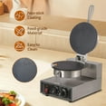 thumbnail image 6 of Whizmax Waffle Makers & Irons,1300W Commercial Electric Ice Cream Cone Maker Machine, Stainless Steel Egg Roll Mold, Nonstick Waffle Cone and Bowl Maker, Mini Waffle Maker, 6 of 7