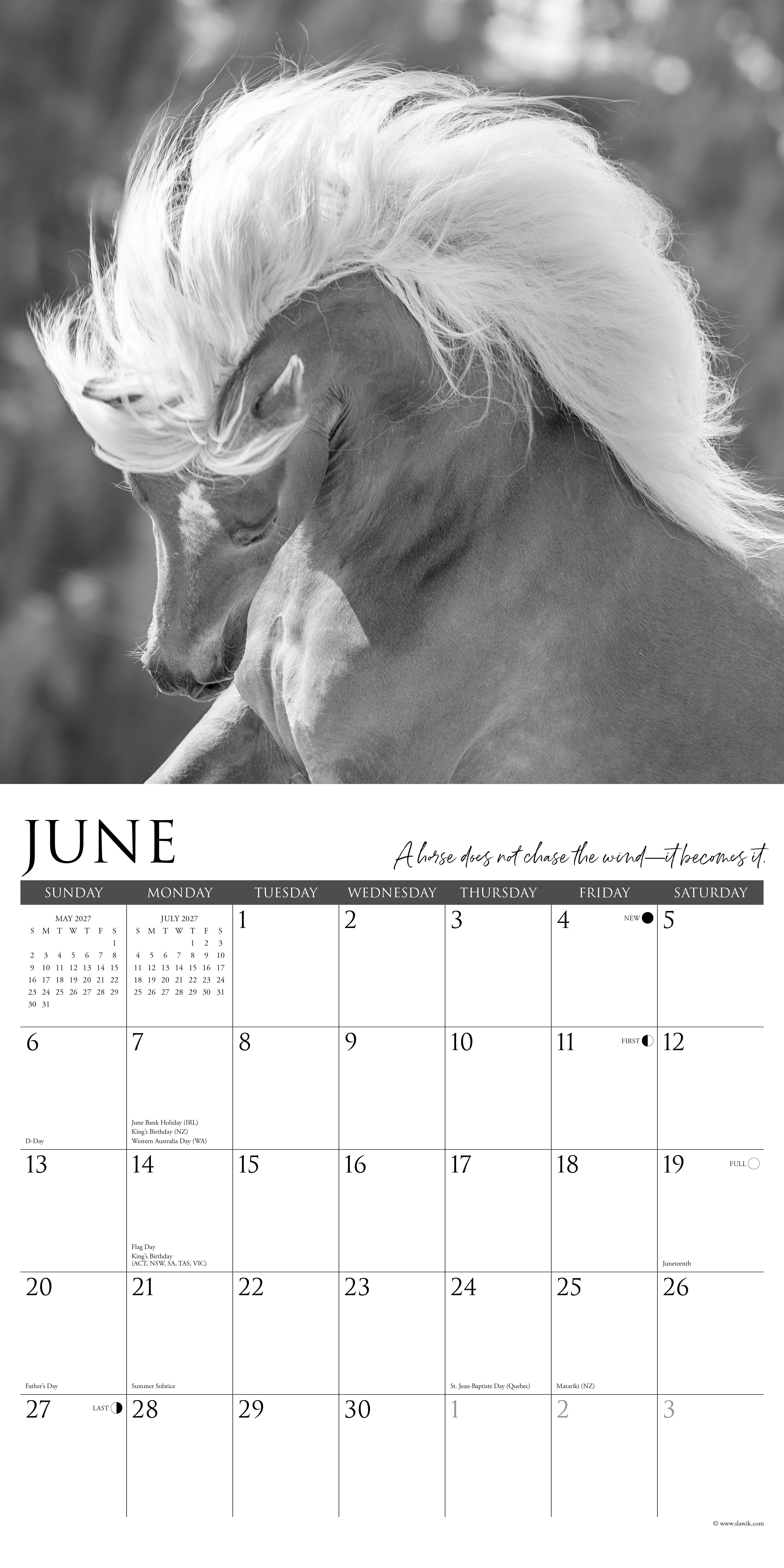 Willow Creek Press, Spirit of the Horse 2027 Wall Calendar