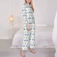 thumbnail image 3 of Sikiie Sea Turtle Women's Long-Sleeve Shirt and Full-Length Bottom Pajama Set (s-xxl)-Small, 3 of 7