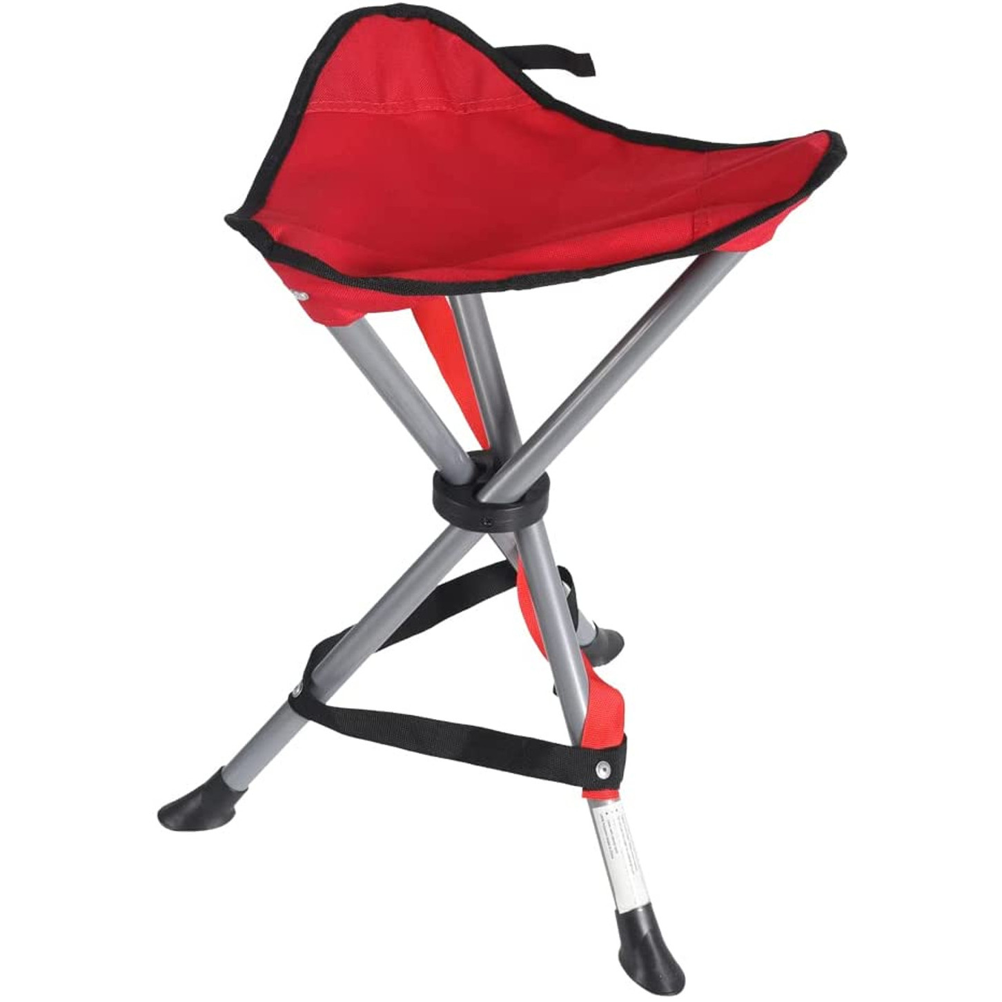 Folding Camp Stool, Tripod Travel Chair Portable Stool with Shoulder
