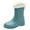 Blue, variant on Rain Boots Waterproof Non Slip Detachable With Inside Outdoor Rubber Water Shoes Women's Rubber Boots Brown 41