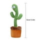 thumbnail image 5 of Dancing Cactus Plush Toy, 120 Songs, Interactive Singing & Dancing Toy for Kids, Perfect Gift for Birthdays and Holidays, 5 of 5