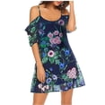 thumbnail image 1 of Vestido HUOGUO, a la moda para mujer, verano, casual, playa, estampado floral, 1 of 4
