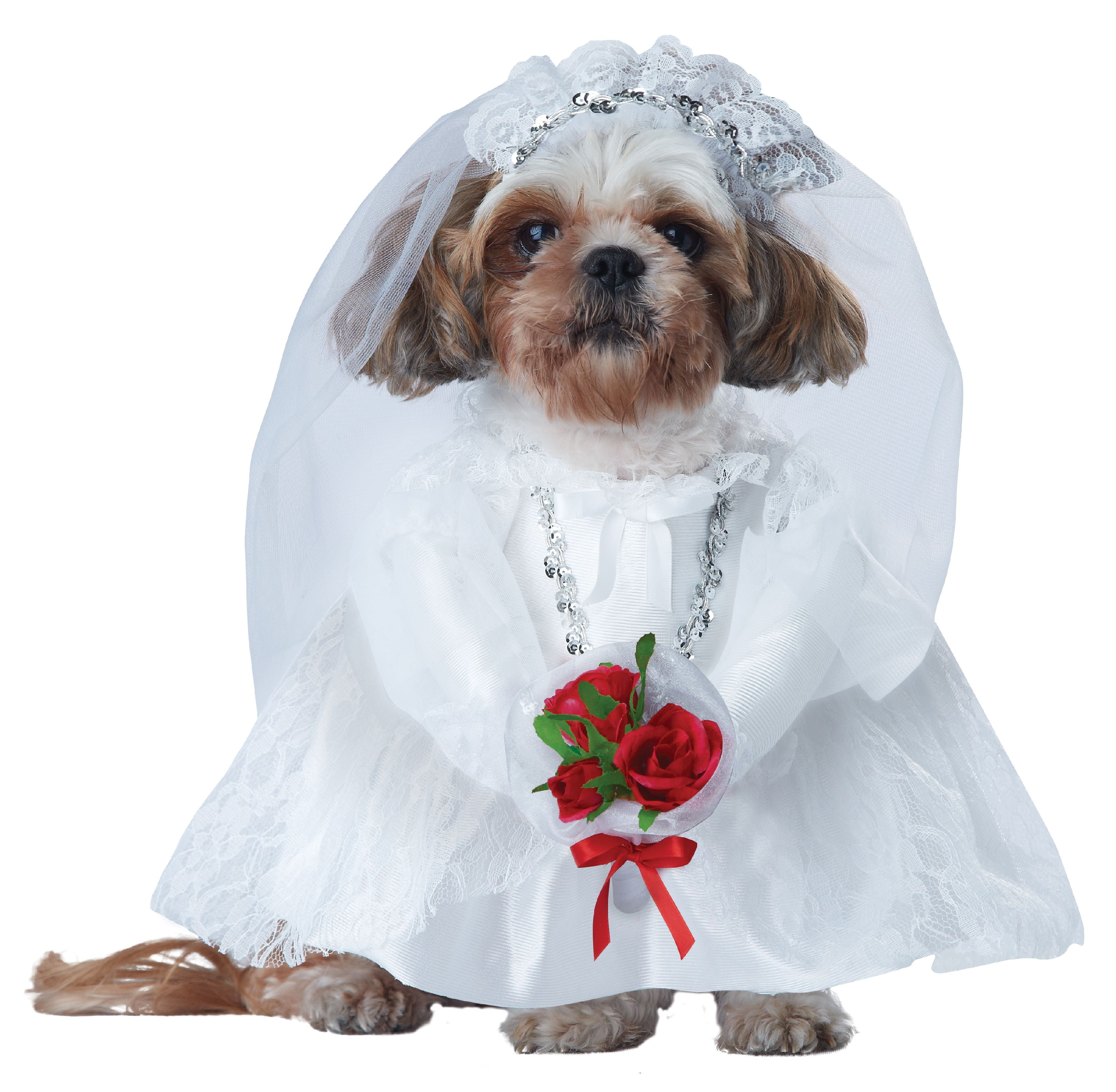 Rubies Big Dog Bride Costume White