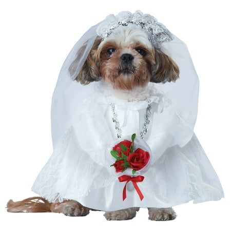 Pet Puppy Love Bride Costume by California Costumes PET20137