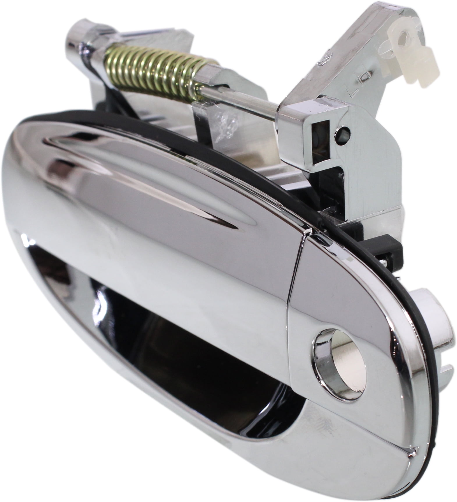 Replacement REPC462174C Exterior Door Handle Compatible with 2004-2006 Chevrolet Aveo 2009-2010 Pontiac G3 Front, Left Driver Chrome