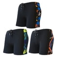 thumbnail image 1 of Bañador de pierna cuadrada para hombre, traje de baño estampado, traje de baño atlético, traje de baño, bañador, pantalones de playa, 1 of 6