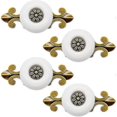 thumbnail image 1 of 4 Pack Vintage Ceramic Door Knobs, 1 of 5
