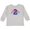 AC-Heather Grey, variant on Inktastic 2nd Birthday Rainbow Cute Girls Girls Long Sleeve Toddler T-Shirt