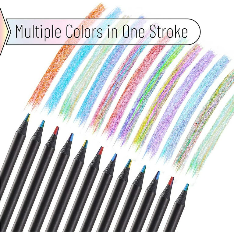 Mr. Pen- Rainbow Pencils, 12 Colors, 7 Color in 1 Rainbow Colored Pencil  with Sharpener, Fun Pencils for Kids