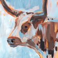 thumbnail image 2 of Warren, Annie 12x12 White Modern Wood Framed Museum Art Print Titled - Vivid Cattle II, 2 of 4