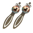 thumbnail image 2 of Sea lion Vintage Copper Crown-Shaped Bookmarks - Stainless Steel Reading Accessories for Book Lovers - Set of 2 Bookmarks, 2 of 5