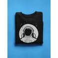 thumbnail image 3 of NASA Nasa Astronaut Over Moon Sweatshirt Men -NASA Designs, Male Medium, 3 of 4