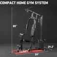 thumbnail image 5 of Syedee Multifunctional Home Gym System, Home Gym Station with 105LBS Weight Stack, All in One Workout Machine for Full Body Strength Training, 5 of 10