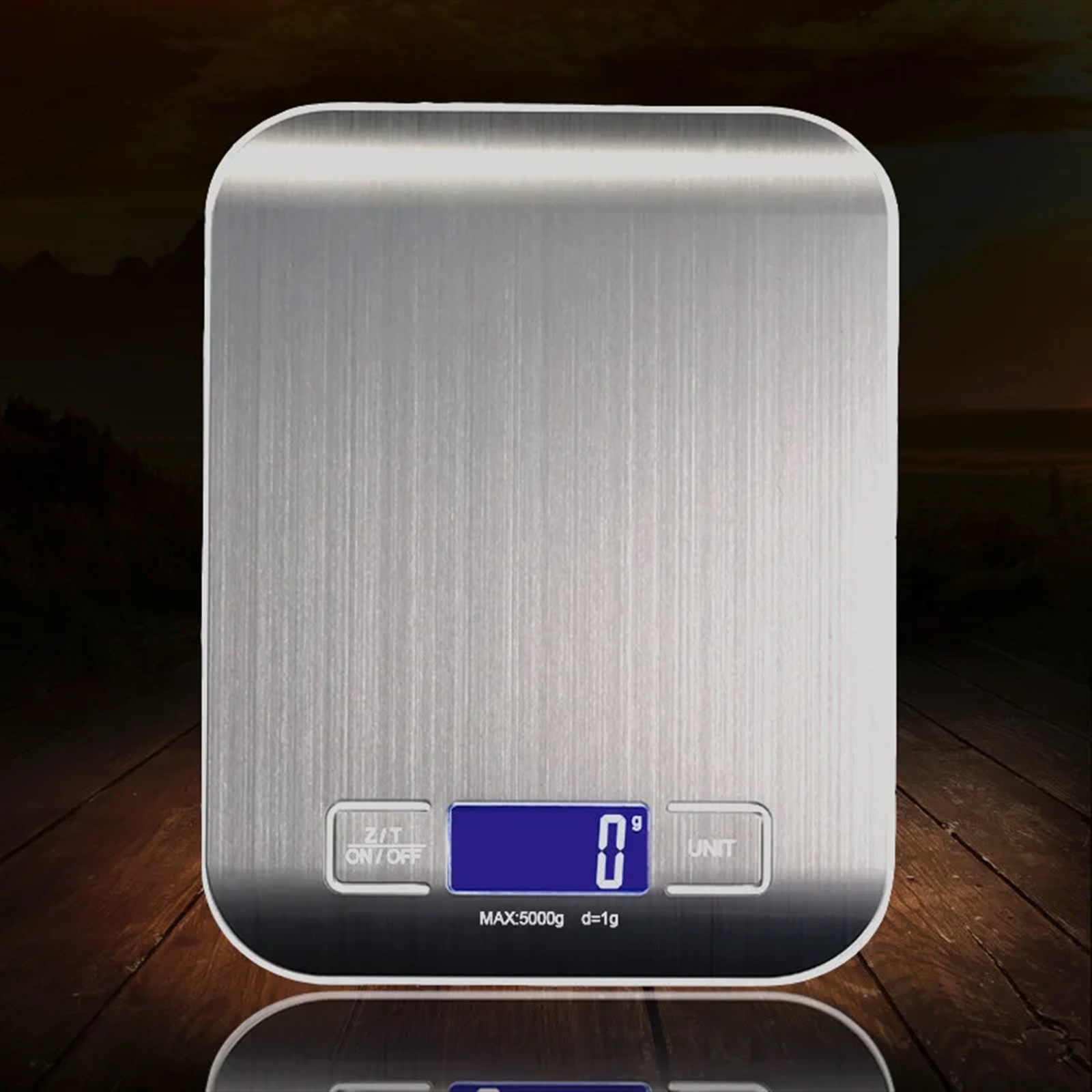 Digital Kitchen Scale, Portable Electronic Digital Scale Stainless Steel Food Weighing Kitchen Coffee Baking Scale